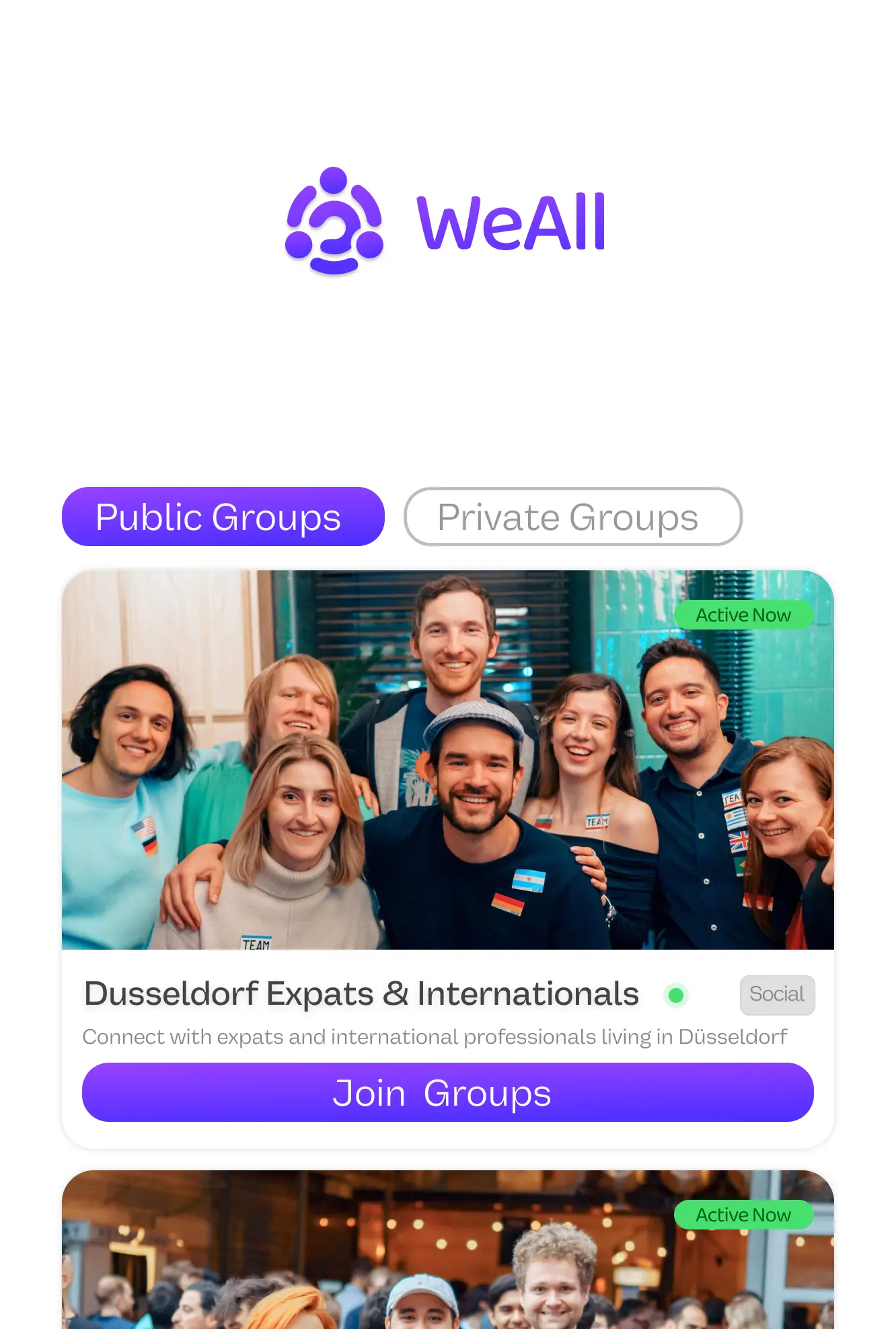 Create Public & Private Groups