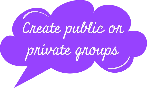 Create Public & Private Groups