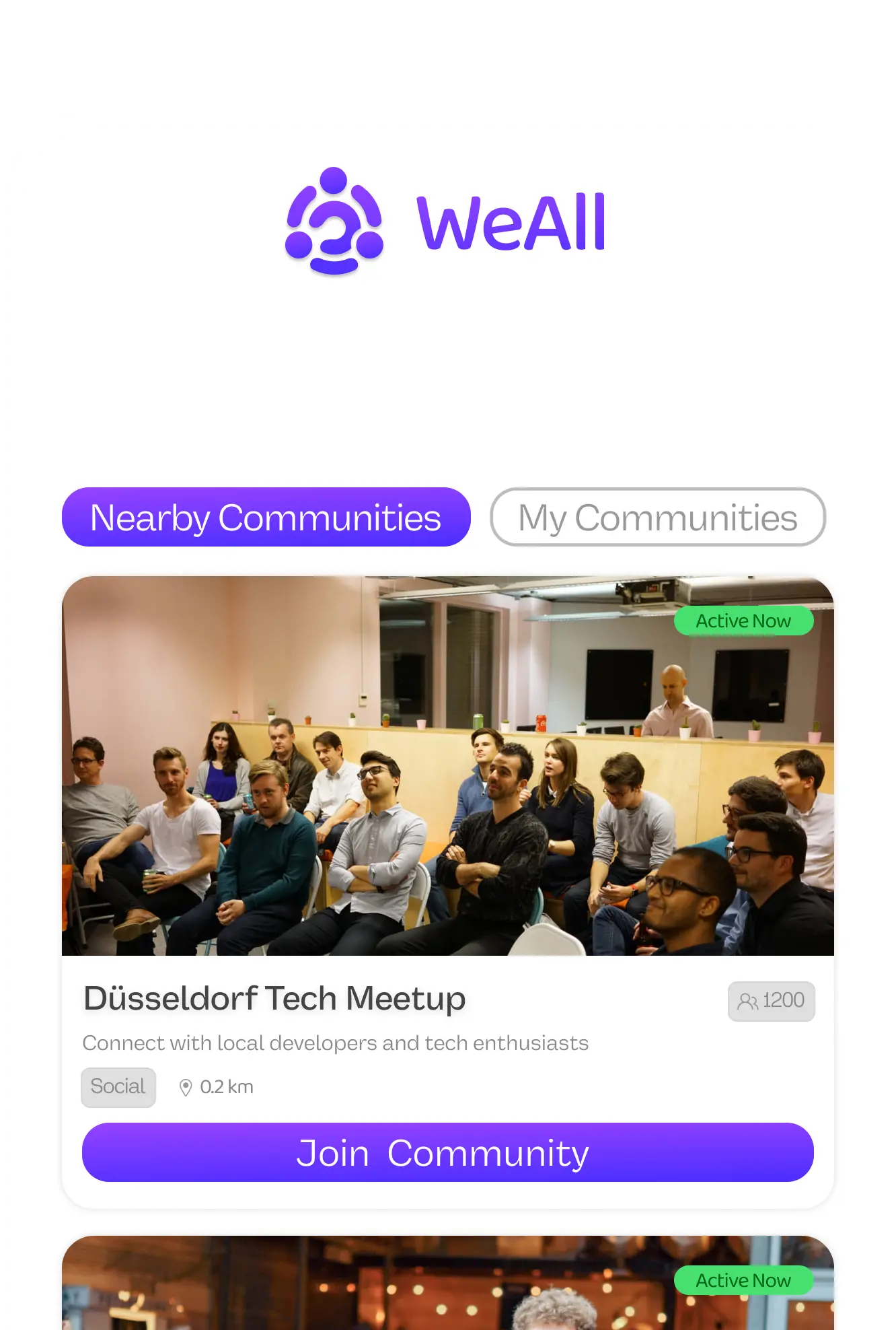 Build and Join Communities