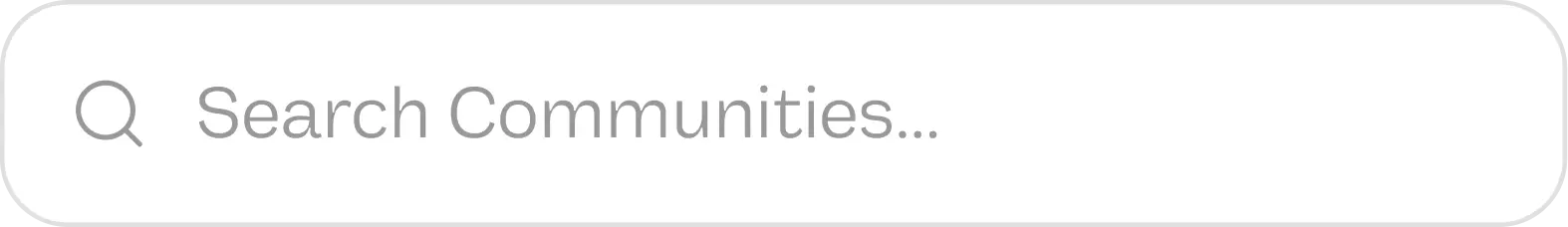 Build and Join Communities