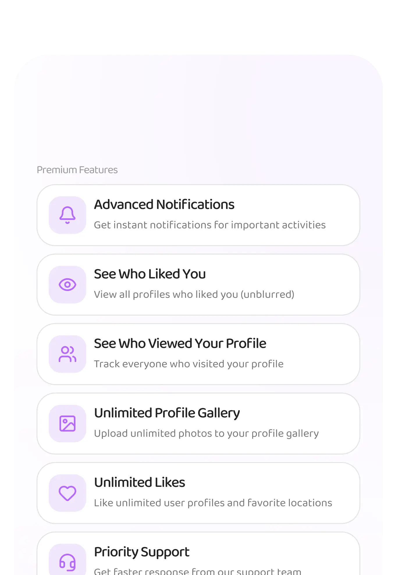 Premium Features